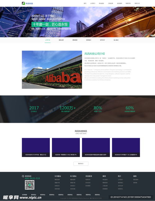企業官網設計模板 塑造專業、高效的線上形象